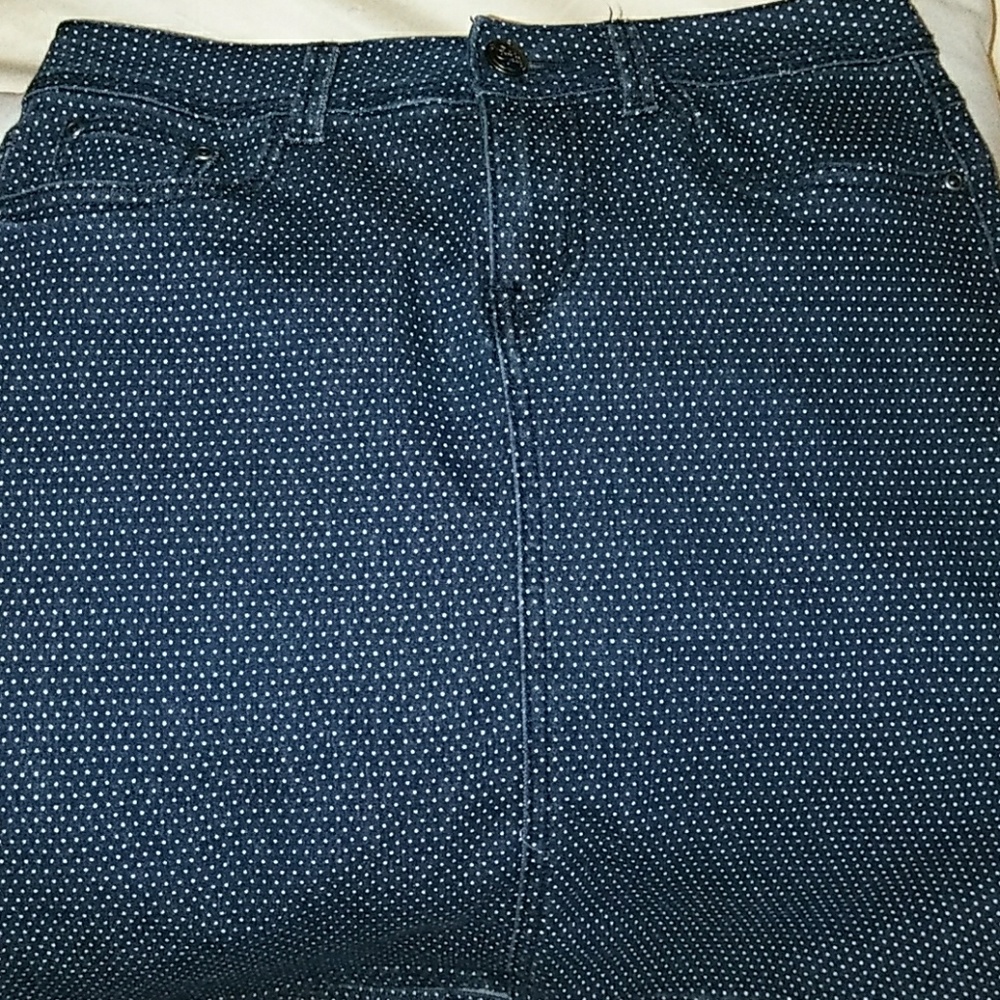 Earl jeans polka dot skirt